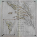 KIPFERLING, JOSEPH KARL: MAP OF THE SOUTHEASTERN PART OF DALMATIA  